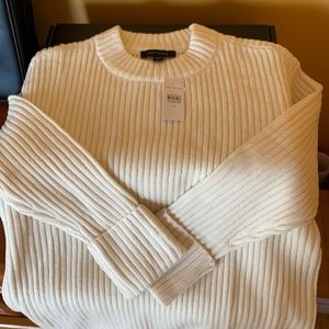 Ann Taylor Ribbed Tunic Sweater Size XS Color Milky Tan